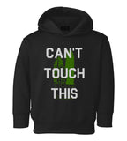 Cant Touch This Cactus Toddler Boys Pullover Hoodie Black