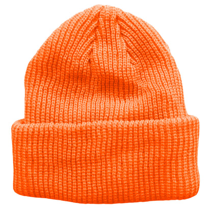 Carrot Orange Toddler Boys Girls Cuffed Winter Beanie Hat