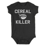 Cereal Killer Funny Infant Baby Boys Bodysuit Black