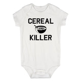 Cereal Killer Funny Infant Baby Boys Bodysuit White