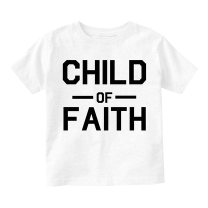 Child Of Faith Religious Infant Baby Boys Short Sleeve T-Shirt White