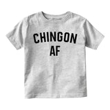 Chingon AF Latino Toddler Boys Short Sleeve T-Shirt Grey