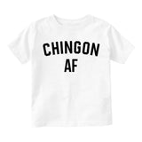 Chingon AF Latino Toddler Boys Short Sleeve T-Shirt White