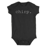 Chirp Bird Noise Baby Bodysuit One Piece Black