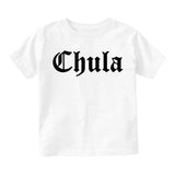 Chula Goth Funny Infant Baby Girls Short Sleeve T-Shirt White