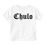 Chulo Goth Funny Infant Baby Boys Short Sleeve T-Shirt White