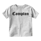 Compton Old English California Infant Baby Boys Short Sleeve T-Shirt Grey