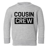 Cousin Crew Box Toddler Boys Crewneck Sweatshirt Grey