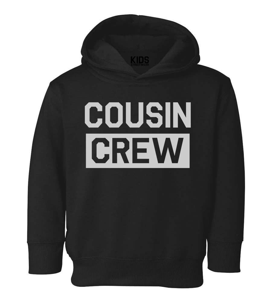 Cousin Crew Box Toddler Boys Pullover Hoodie Black