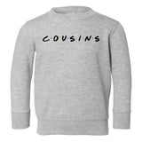 Cousins Friends Toddler Boys Crewneck Sweatshirt Grey