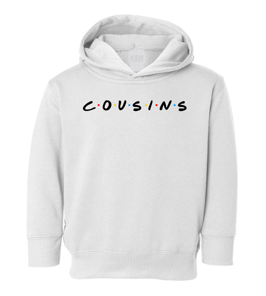 Cousins Friends Toddler Boys Pullover Hoodie White