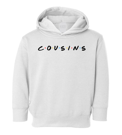 Cousins Friends Toddler Boys Pullover Hoodie White