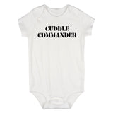 Cuddle Commander Baby Bodysuit One Piece White