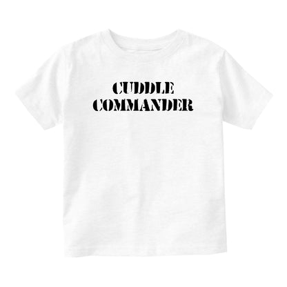 Cuddle Commander Baby Toddler Short Sleeve T-Shirt White