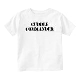 Cuddle Commander Baby Toddler Short Sleeve T-Shirt White