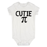 Cutie Pi Symbol Math Baby Bodysuit One Piece White