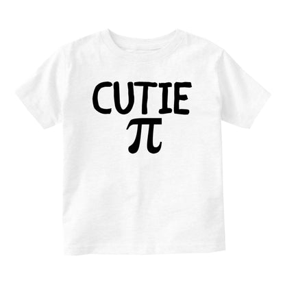 Cutie Pi Symbol Math Baby Infant Short Sleeve T-Shirt White