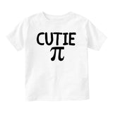 Cutie Pi Symbol Math Baby Toddler Short Sleeve T-Shirt White