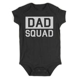 Dad Squad Infant Baby Boys Bodysuit Black
