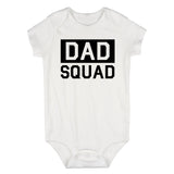 Dad Squad Infant Baby Boys Bodysuit White