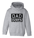 Dad Squad Toddler Boys Pullover Hoodie Grey