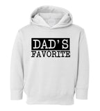 Dads Favorite Toddler Boys Pullover Hoodie White
