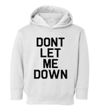 Dont Let Me Down Music Toddler Boys Pullover Hoodie White