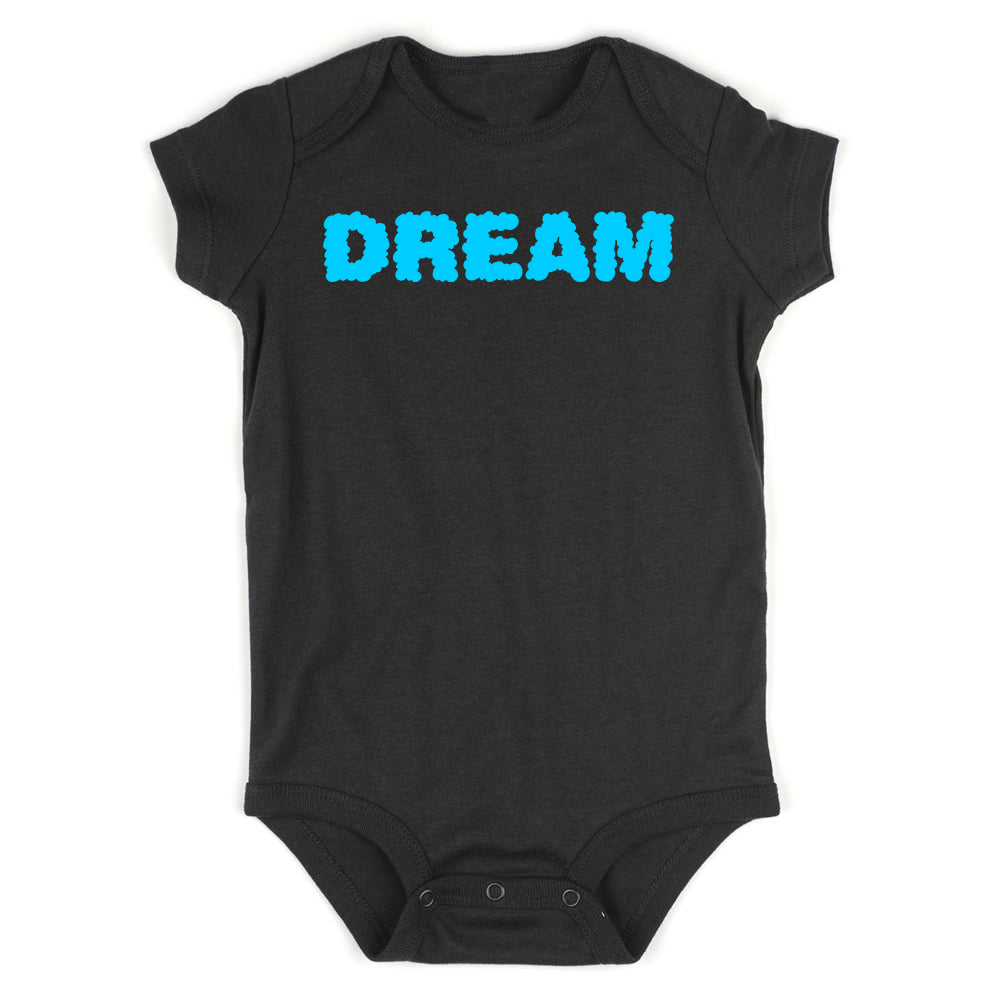 Dream Clouds Infant Baby Boys Bodysuit Black