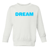 Dream Clouds Toddler Boys Crewneck Sweatshirt White
