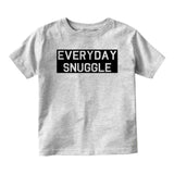 Everyday Snuggle Cuddles Baby Toddler Short Sleeve T-Shirt Grey