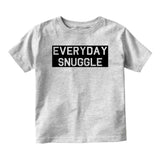 Everyday Snuggle Cuddles Baby Infant Short Sleeve T-Shirt Grey