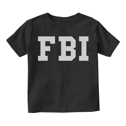 FBI Law Enforcement Halloween Costume Infant Baby Boys Short Sleeve T-Shirt Black