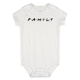 Family Friends Infant Baby Boys Bodysuit White