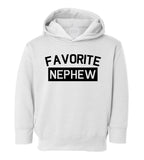 Favorite Nephew Aunt And Uncle Toddler Boys Pullover Hoodie White