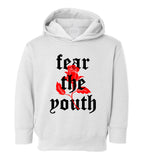 Fear The Youth Rose Toddler Boys Pullover Hoodie White
