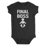 Final Boss Baby Baby Bodysuit One Piece Black