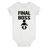 Final Boss Baby Baby Bodysuit One Piece White