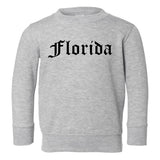 Florida State Old English Toddler Boys Crewneck Sweatshirt Grey