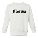 Florida State Old English Toddler Boys Crewneck Sweatshirt White