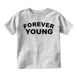 Forever Young Infant Baby Boys Short Sleeve T-Shirt Grey