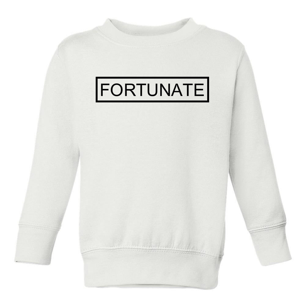 Fortunate Toddler Boys Crewneck Sweatshirt White