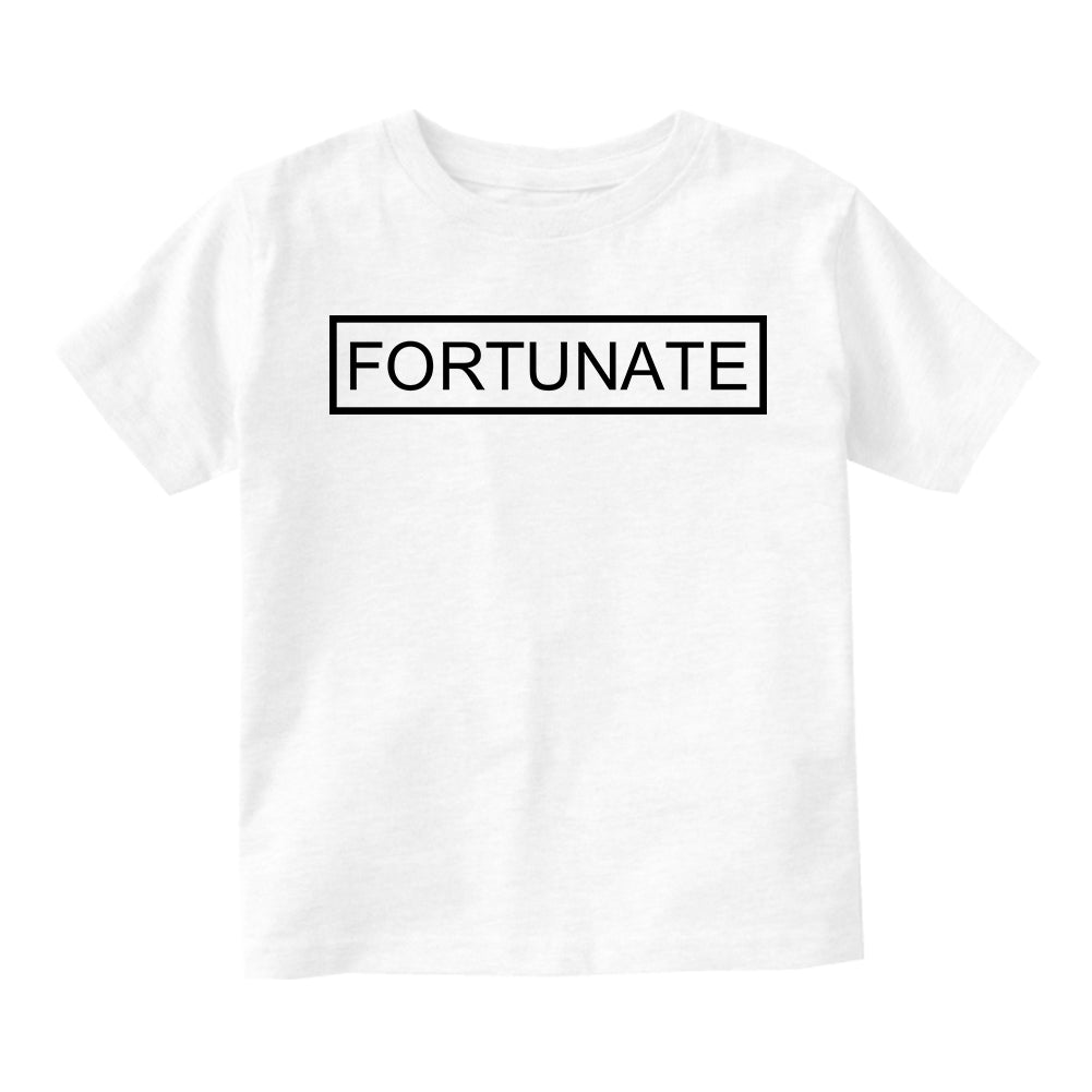 Fortunate Toddler Boys Short Sleeve T-Shirt White