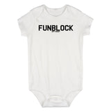 Funblock SPF Baby Infant Baby Boys Bodysuit White