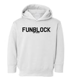 Funblock SPF Baby Toddler Boys Pullover Hoodie White