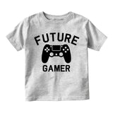 Future Gamer Controller Infant Baby Boys Short Sleeve T-Shirt Grey