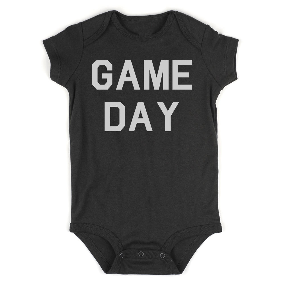 Game Day Sports Infant Baby Boys Bodysuit Black