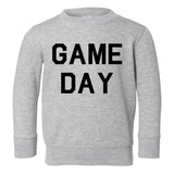 Game Day Sports Toddler Boys Crewneck Sweatshirt Grey