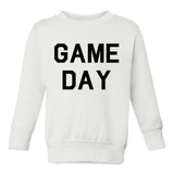 Game Day Sports Toddler Boys Crewneck Sweatshirt White