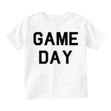 Game Day Sports Toddler Boys Short Sleeve T-Shirt White