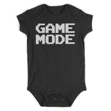 Game Mode Gamer Infant Baby Boys Bodysuit Black